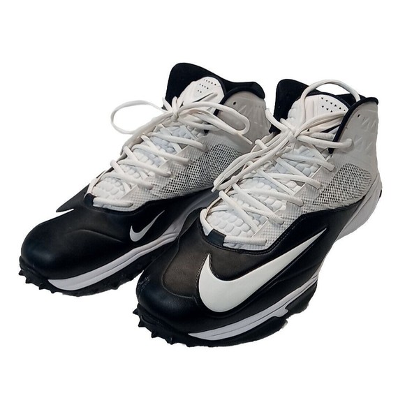 Nike Zoom Code Elite Shark Turf Football Cleats Size 17 White 603351-010 - Picture 3 of 8
